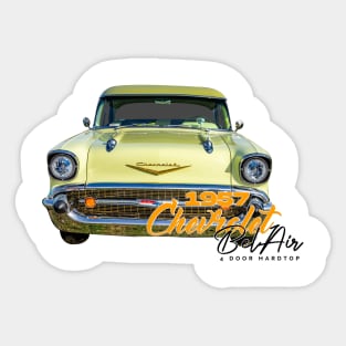 1957 Chevrolet BelAir 4 door hardtop sedan Sticker